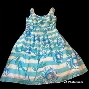 Lilly Pulitzer striped floral dress